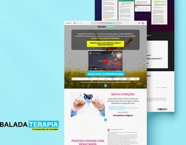 Balada Terapia Capa listing - landing page - Sitoweb Sistemas para Internet